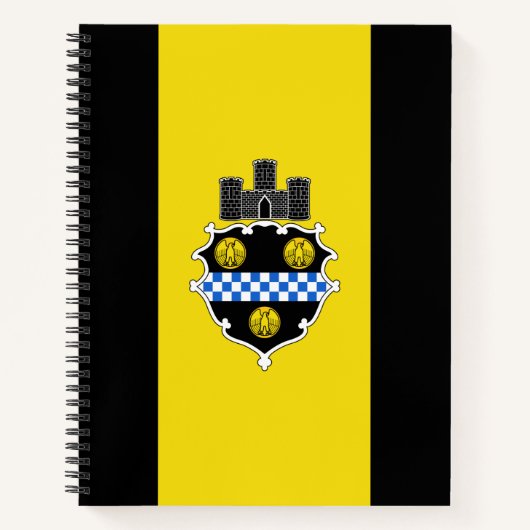 Flag Pittsburgh, Pennsylvania Notebook Notizblock (Vorderseite)