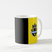 Flag Pittsburgh, Pennsylvania Tasse (VorderseiteRechts)