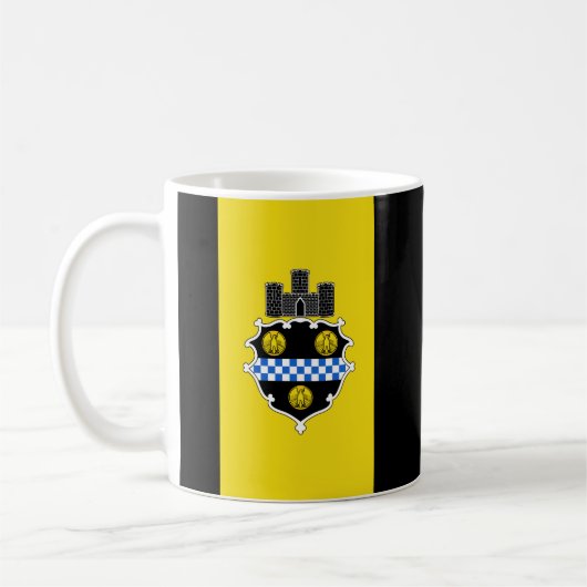 Flag Pittsburgh, Pennsylvania Tasse (Links)