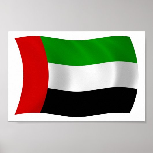 Flag-Plakatwerbung in den Vereinigten Arabischen E Poster (Vorne)