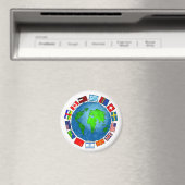 Flag Planet Magnet (In Situ (Geschirrspüler))