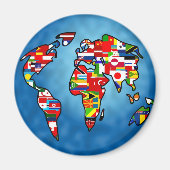 Flag Planet Magnet (Vorne)