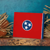 Flag Plaque de Tennessee Fotoplatte (Seite)