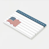 Flag-Post für große Staaten Post-it Klebezettel (angewinkelt)