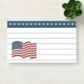 Flag-Post für große Staaten Post-it Klebezettel (Büro)