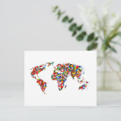 Flag Postkarte (Stehend Vorderseite)