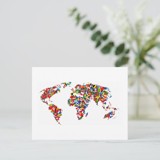 Flag Postkarte (Stehend Vorderseite)