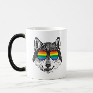 Flag PRIDE WOLF Lgbt Gay Pride Verwandlungstasse
