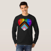 Flag "Progress Priart Heart" steht für "RI" T-Shirt (Vorne ganz)