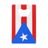 Flag Puerto Rico Kreditkarte Flaschenöffner (Vorderseite)