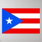 Flag Puerto Rico Poster (Vorne)