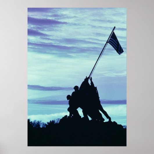 Flag Raising auf Iwo Jima Poster (Vorne)