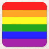 Flag Rechteckiger Pappuntersetzer (Vorderseite)