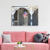 Flag Reflections - Martha's Vineyard Leinwanddruck (Insitu (Wohnzimmer))