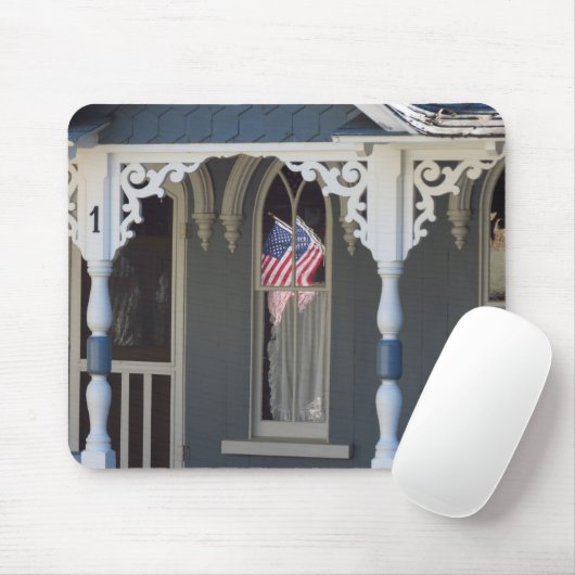 Flag Reflections - Martha's Vineyard Mousepad (Mit Mouse)