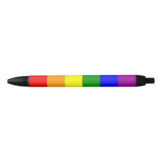 Flag-Regenbogenfarben LGBTQIA+ Kugelschreiber (Vorderseite)