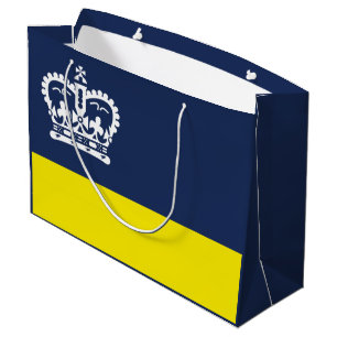 Flag Regina, Saskatchewan Große Geschenktasche Geschenktüte