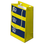 Flag Regina, Saskatchewan Small Gift Bag Kleine Geschenktüte (Rückseite Schrägansicht)