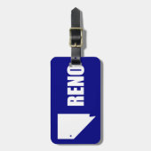Flag Reno, Nevada Gepäckmarke Gepäckanhänger (Vorderseite vertikal)