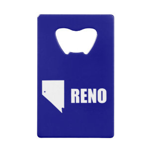 Flag Reno, Nevada Kreditkarte Flaschenöffner