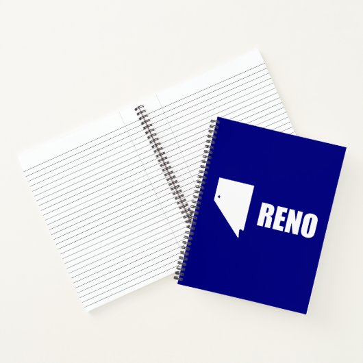 Flag Reno, Nevada Notebook Notizblock (Innenseite)