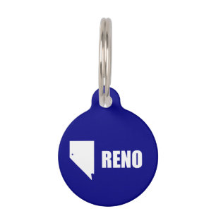 Flag Reno, Nevada Pet ID Tag Haustiermarke