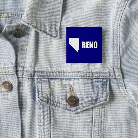 Flag Reno, Nevada Pinback Button (Beispiel)