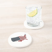 Flag Retro der Staaten Getränkeuntersetzer (Seite)