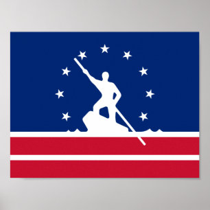 Flag Richmond, Virginia Poster