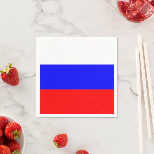 Flag Russland Papier Napkins Serviette (Beispiel)