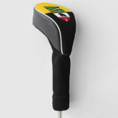 Flag Sachsen-Anhalt Golf Head Cover Headcover (angewinkelt)
