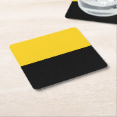 Flag Sachsen-Anhalt-Untersetzer Rechteckiger Pappuntersetzer (angewinkelt)