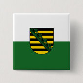 Flag Sachsen Button (Vorderseite)