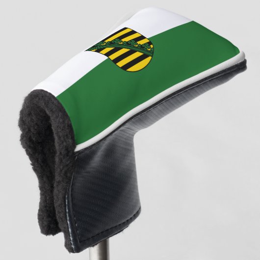 Flag Sachsen Golf Head Cover Headcover (3/4 Vorderseite)
