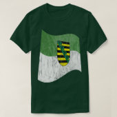 Flag Sachsen T-Shirt (Design vorne)