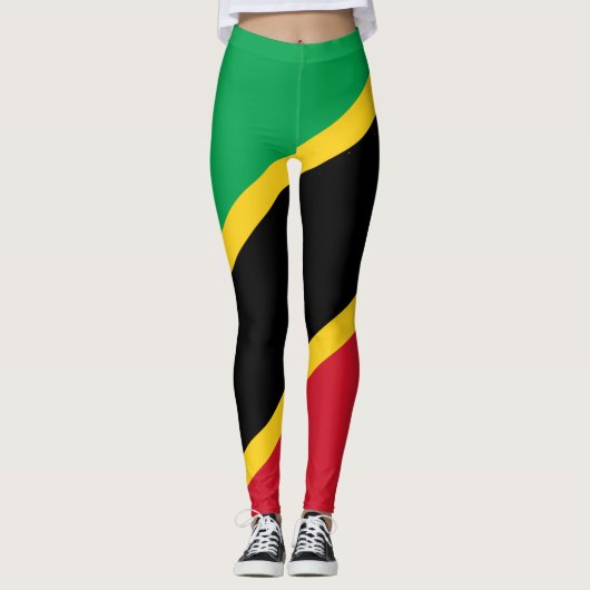Flag Saint Kitts und Nevis Leggings (Vorderseite)