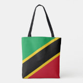 Flag Saint Kitts und Nevis Tasche (Rückseite)
