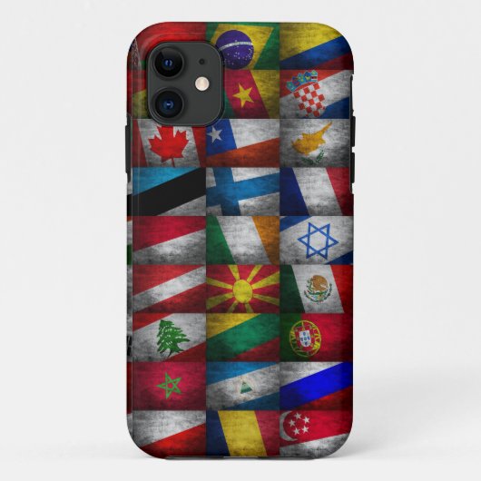 Flag-Sammlung Case-Mate iPhone Hülle (Rückseite)