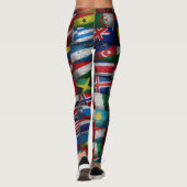 Flag-Sammlung Leggings (Rückseite)