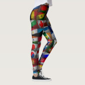 Flag-Sammlung Leggings (Rechts)