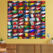 Flag-Sammlung Leinwanddruck (Insitu (Wohnzimmer))