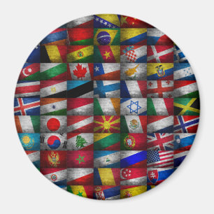 Flag-Sammlung Magnet