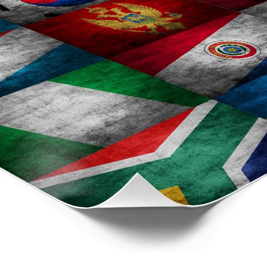 Flag-Sammlung Poster (Ecke)