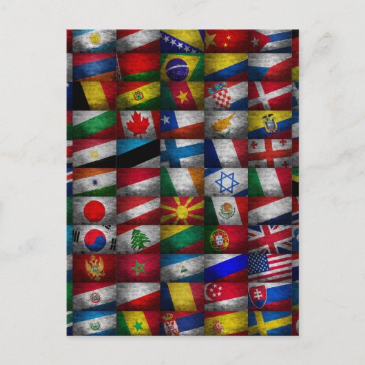 Flag-Sammlung Postkarte (Vorderseite)