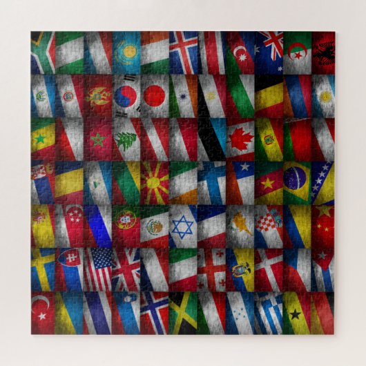 Flag-Sammlung Puzzle (Horizontal)