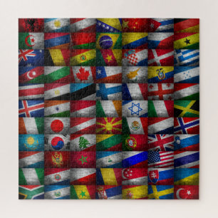 Flag-Sammlung Puzzle