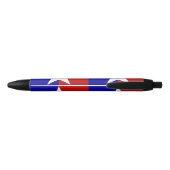 Flag San Antonio, Texas Black Ink Pen Kugelschreiber (Rückseite)