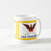 Flag San Francisco, California Coffee Tasse (VorderseiteRechts)