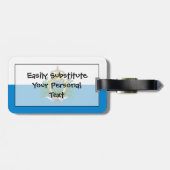 Flag San Marino Easy ID Persönlich Gepäckanhänger (Rückseite horizontal)