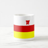 Flag Santa Barbara, California Coffee Tasse (Mittel)